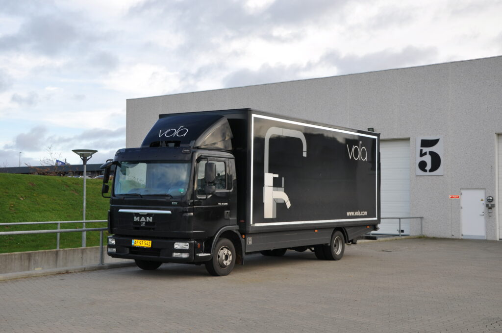 Lastbildekorering til Vola