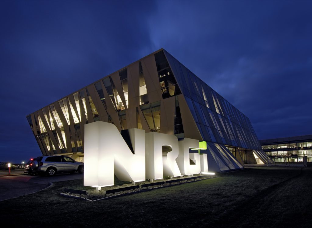3D Logo skilt NRGI Aarhus