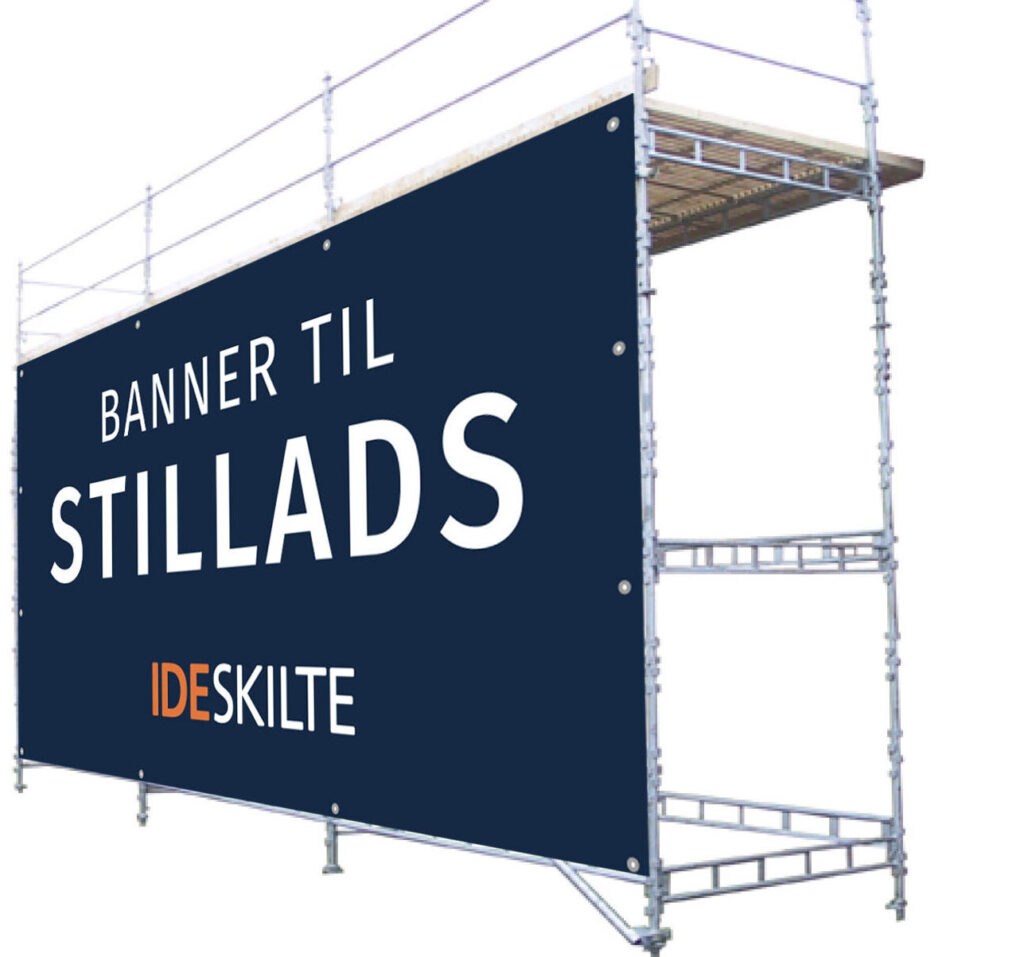 Banner til stillads