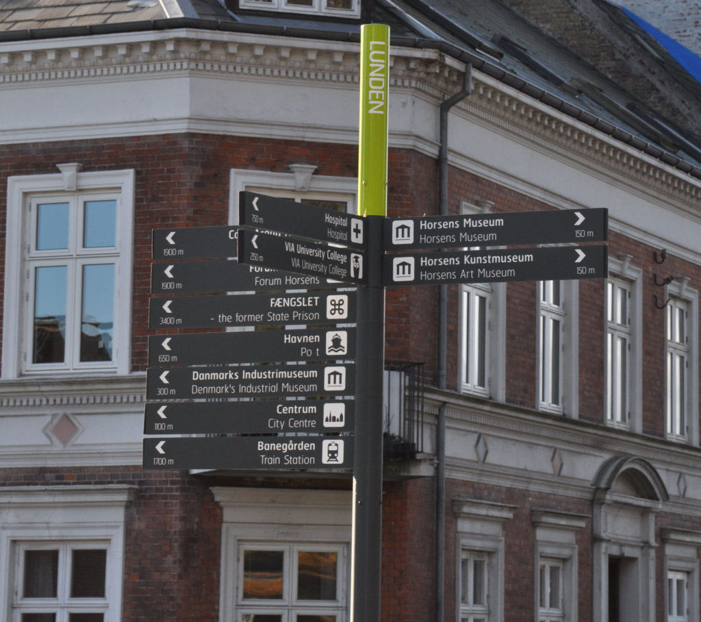 Wayfinding by turistvejvisning