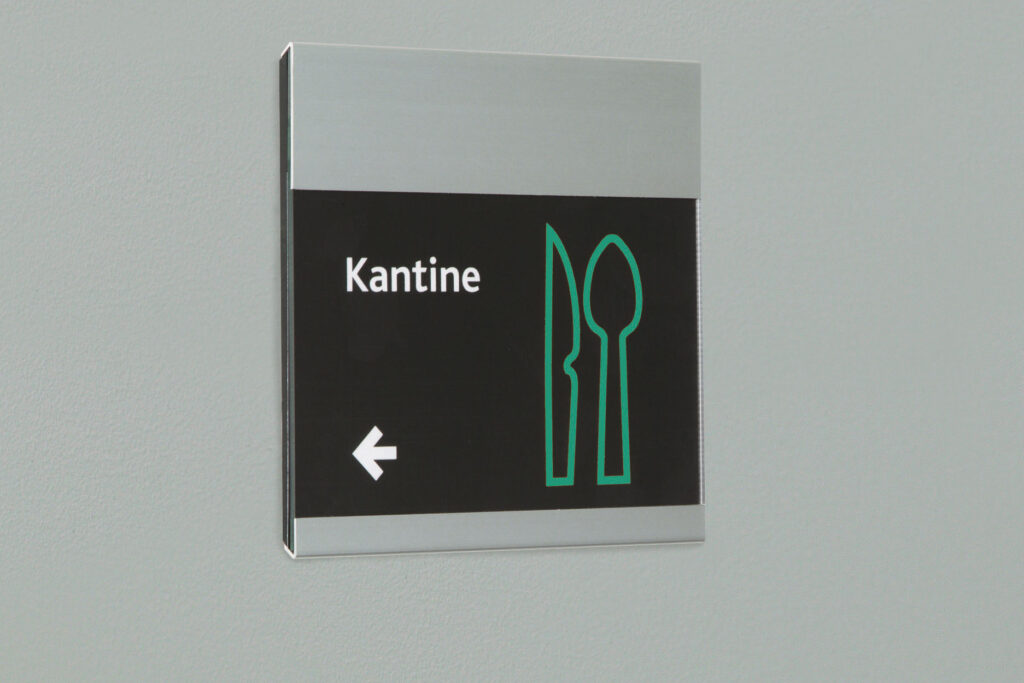 Dørskilt med papirindstik Locksign