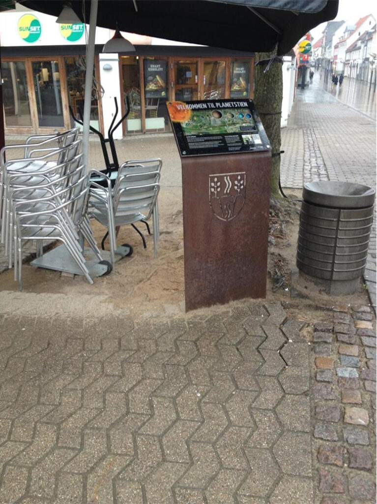 Corten Stål skilt A2