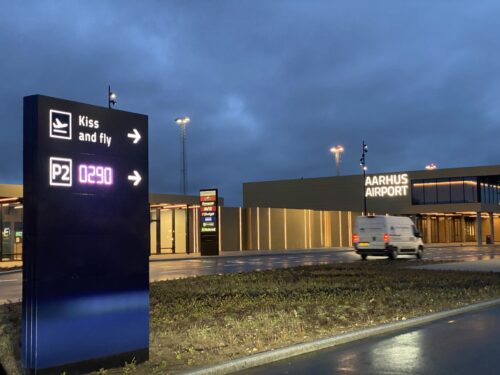 Wayfinding og skiltning i lufthavn